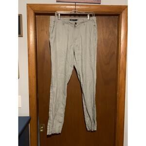 Kenneth Cole linen pants gray 32 x 32 summer dress casual men’s